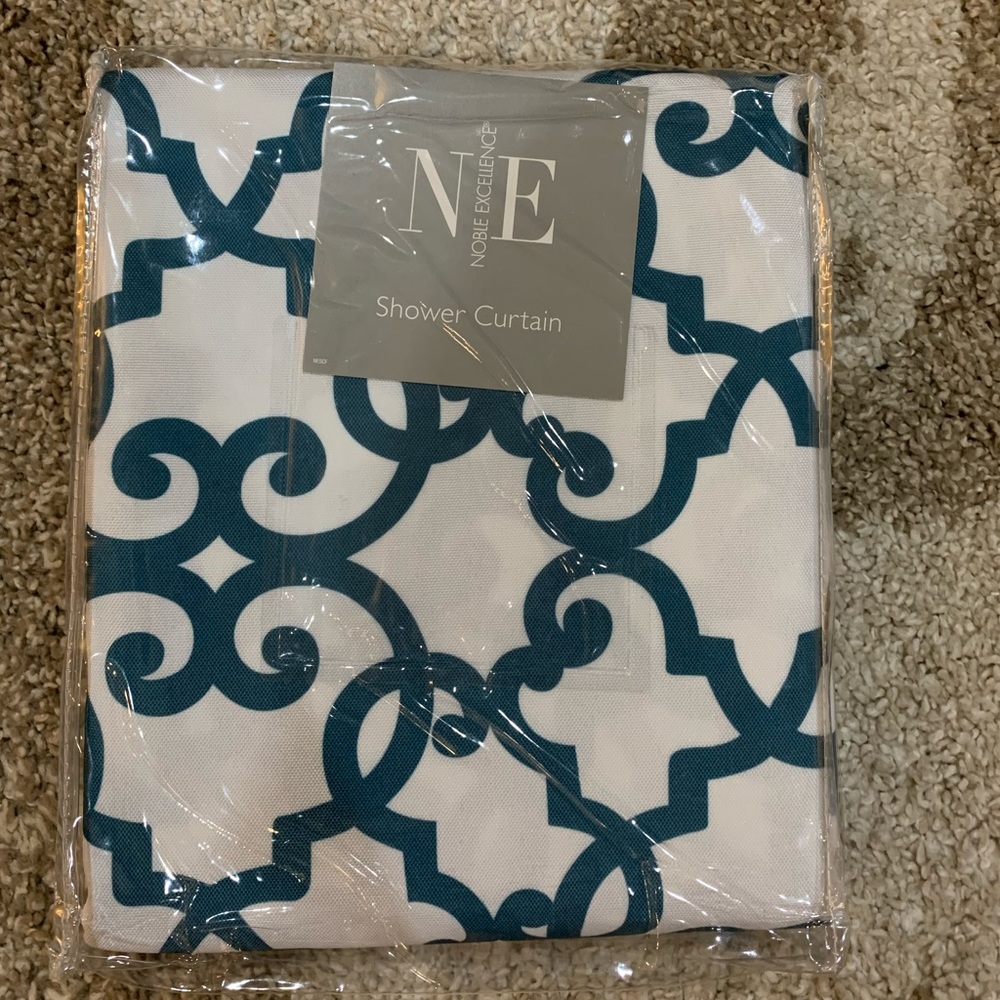 Shower Curtain - Dark Teal - NEW